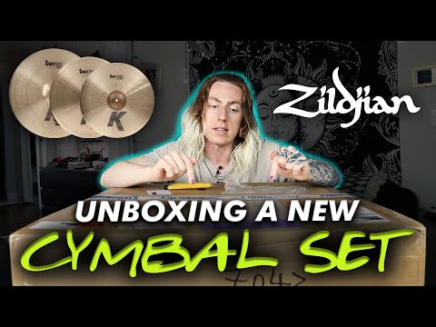 Unboxing An Entire New Cymbal Set - Zildjian K Sweet