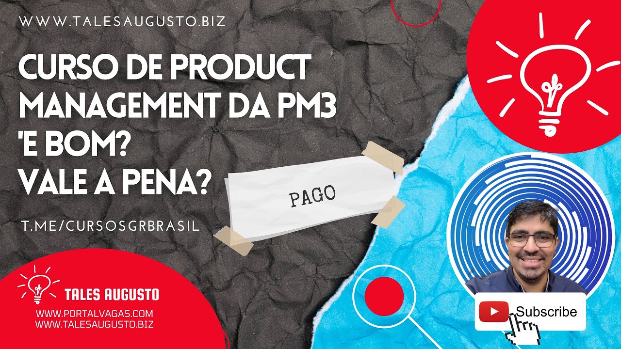 Curso de Product Management da  PM3 - É BOM ? VALE A PENA? (Curso de Gestão de Produtos da PM3)