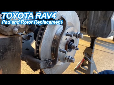 Toyota Rav4 2013 - 2017 Front Brake Pad and Rotor Replacement - How To