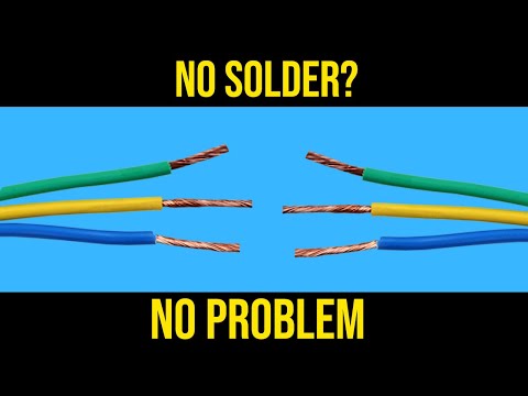 How to fix a broken wire without soldering
