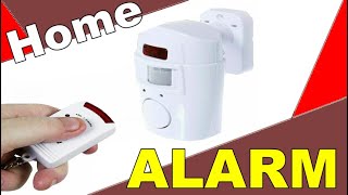 Wireless Motion Sensor Alarm With 2 Remote Controllers For Home