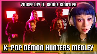 Download lagu REACION | VOICEPLAY 'K-POP DEMON HUNTERS MEDLEY' ft. GRACE KINSTLER mp3