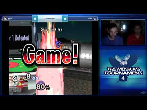 The Moska's 4 SSBM - Wito (Fox) vs Gino (Jigglypuff) - Losers Finals