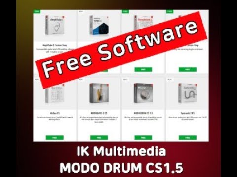 IK Multimedia🔥MODO DRUM CS 1.5 | New Free Drum (Free VST | AU Plugin)