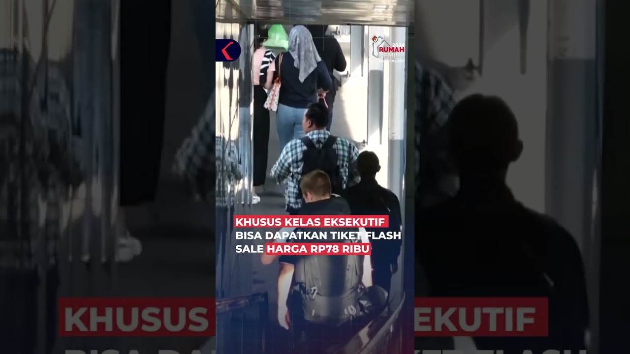 Jelang HUT RI Ke 78, Tiket Kereta Api Diskon #shorts