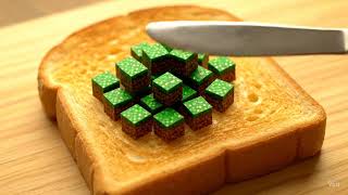 Google Veo 3 Fast Sample Video - Minecraft Spread Toast ASMR (1)