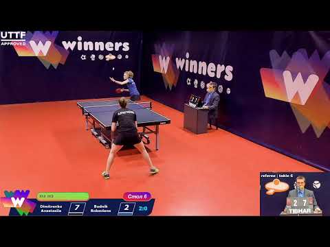 Dimitrenko Anastasiia - Budnik Roksolana League of Best Table Tennis 6 17:45 19.12.2020