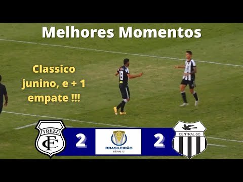 Treze - PB 2 X 2 Central - PE - Melhores Momentos - Serie D 2021
