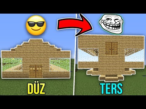 ÖRÜMCEK ADAM'IN EVİ TERS DÖNDÜ! - Minecraft