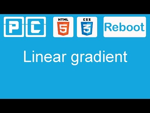 HTML5 and CSS3 beginners tutorial 30 - linear gradient