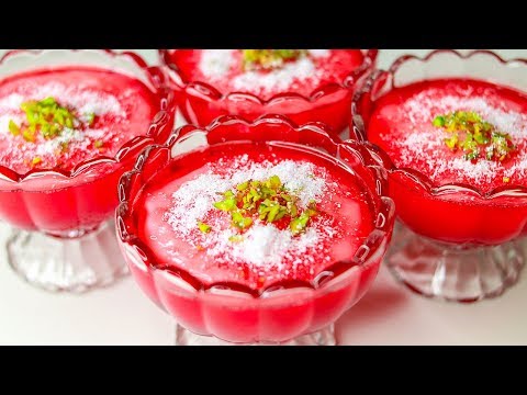 Mahalabia Recipe | Arabic Dessert | Malabi Pudiing | Muhallebi Recipe | Milk Pudding Recipe | Yummy