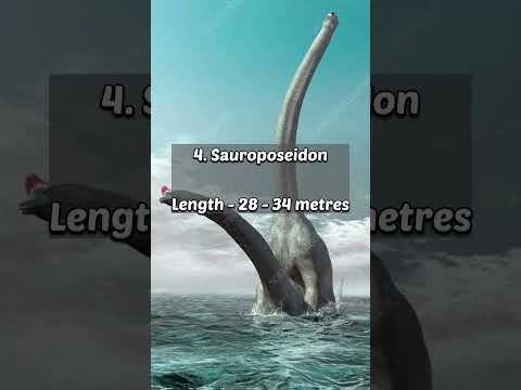 Top 5 Largest know Dinosaurs | Biggest Dinosaurs | #shorts #viral #short Supersaurus Sauroposeidon