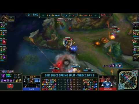 Giants vs Fnatic Highlights Game 2   EU LCS W2D2 Spring 2017   GIA vs FNC G2