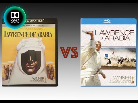 ▶ Comparison of Lawrence of Arabia 4K (4K DI) Dolby Vision vs REMASTERED  Version