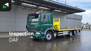 Camion plateau DAF CF85.380 6X2 NL-truck APK Open platform prepared for crane Manua | Image 4 - Autoline