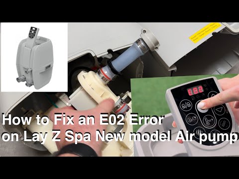 How to Fix an E02 Error on Your Lay-Z-Spa (2021+ Air Pump Models) Easy DIY Repair! @HOTTUBIRELAND