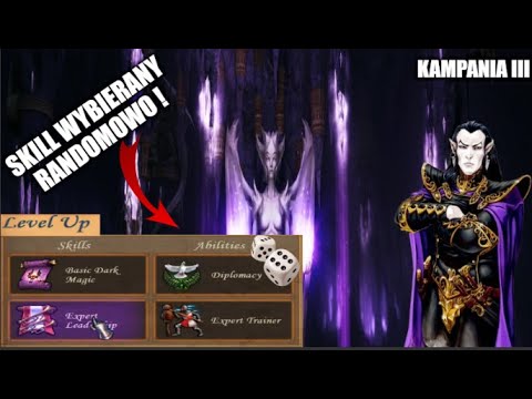 Heroes V- Psycha siada, ale gramy dalej ! #Challenge lv up - random skill Odc.26