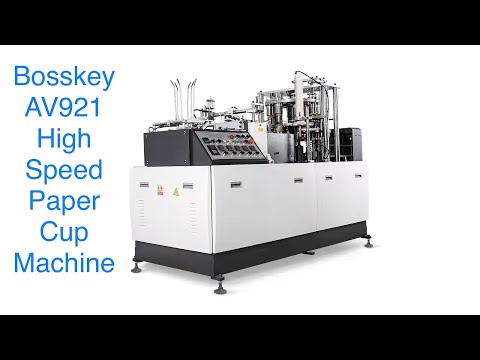 Bosskey Av921 Automatic High Speed Paper Cup Machine