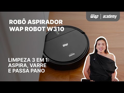 Robô Aspirador Inteligente 3 em 1 WAP ROBOT W310 | ACADEMY