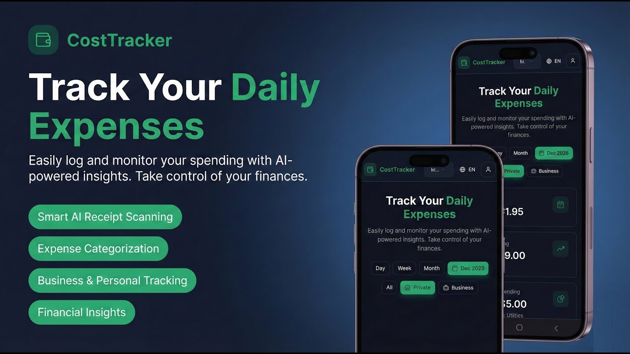 Cost Tracker Tutorial: AI Receipt Scanner & Expense Tracking Without Bank Connection