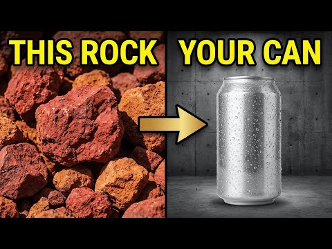 From Red Bauxite Rock To Aluminum Cans (The Satisfying Process Explained)
