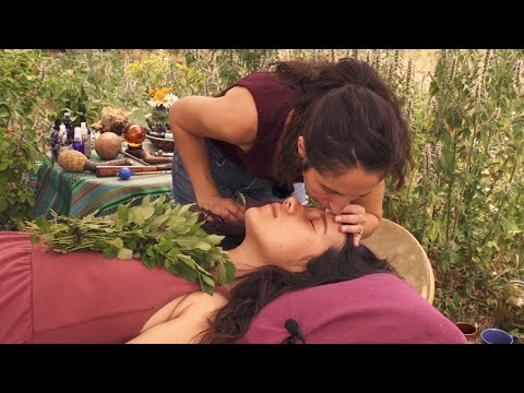 ASMR Intensely Healing Pregnancy Massage, Earth Based Healing & Herbal Bath (Real Person)