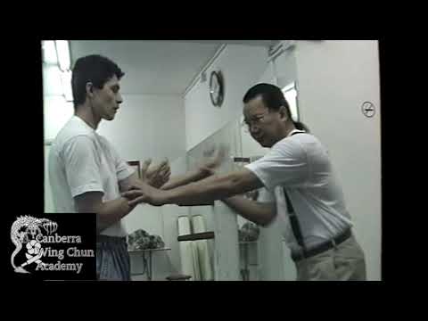 Wan Kam Leung with Allan Graham Demonstrating Wing Chun Applications