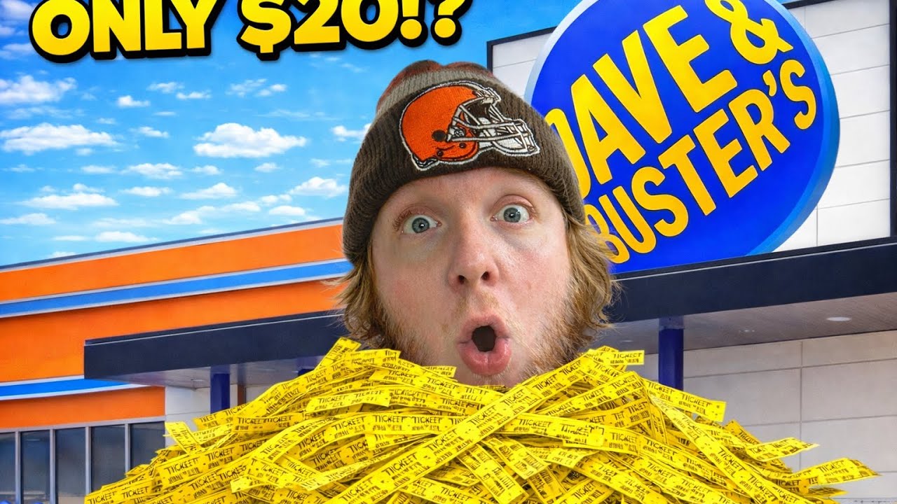 I Only Had $20… Can You Actually Win at Dave & Busters?