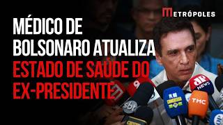 Médico detalha saúde de Jair Bolsonaro: “Quadro de pneumonia é grave”