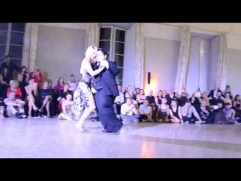  Aoniken Quiroga  and  Alejandra Mantinan  are  dancing  at  Lucca Tango Festival  in  2016
