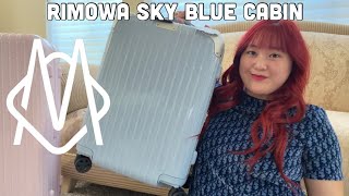 RIMOWA Sky Blue🩵🤍 RIMOWA Hybrid Cabin | RIMOWA Unboxing Haul