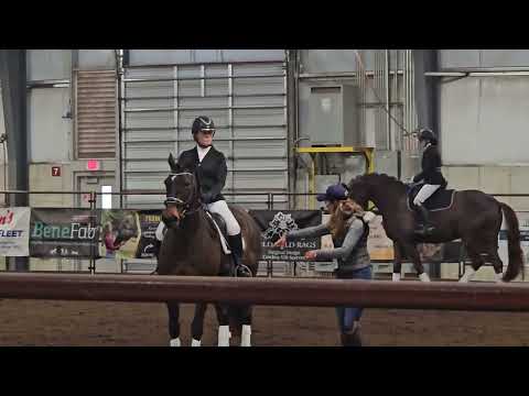 JJ Tate - Preparing to school flying changes clinic (Midwest Horse Fair 2025)