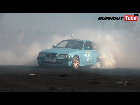 Finał pokazu mocy (PRO) BMW E36 Coupe "PAJĄK" - Majówka z BMW Toruń 2018