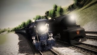 PRR T1 vs CNJ Blue Comet in Trainz 2019