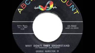 1958 HITS ARCHIVE  Why Don’t They Understand   George Hamilton IV