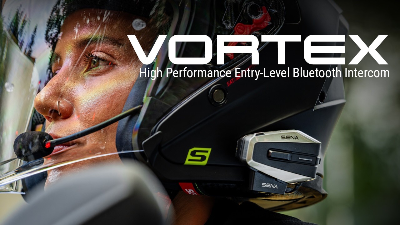  Sena Vortex | High-Performance Entry-Level Bluetooth Motorcycle Intercom