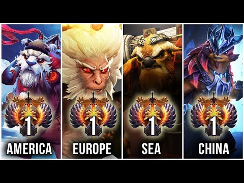 TOP-1 Rank of all Regions - America, Europe, Southeast Asia, China [SUPPORT MMR]