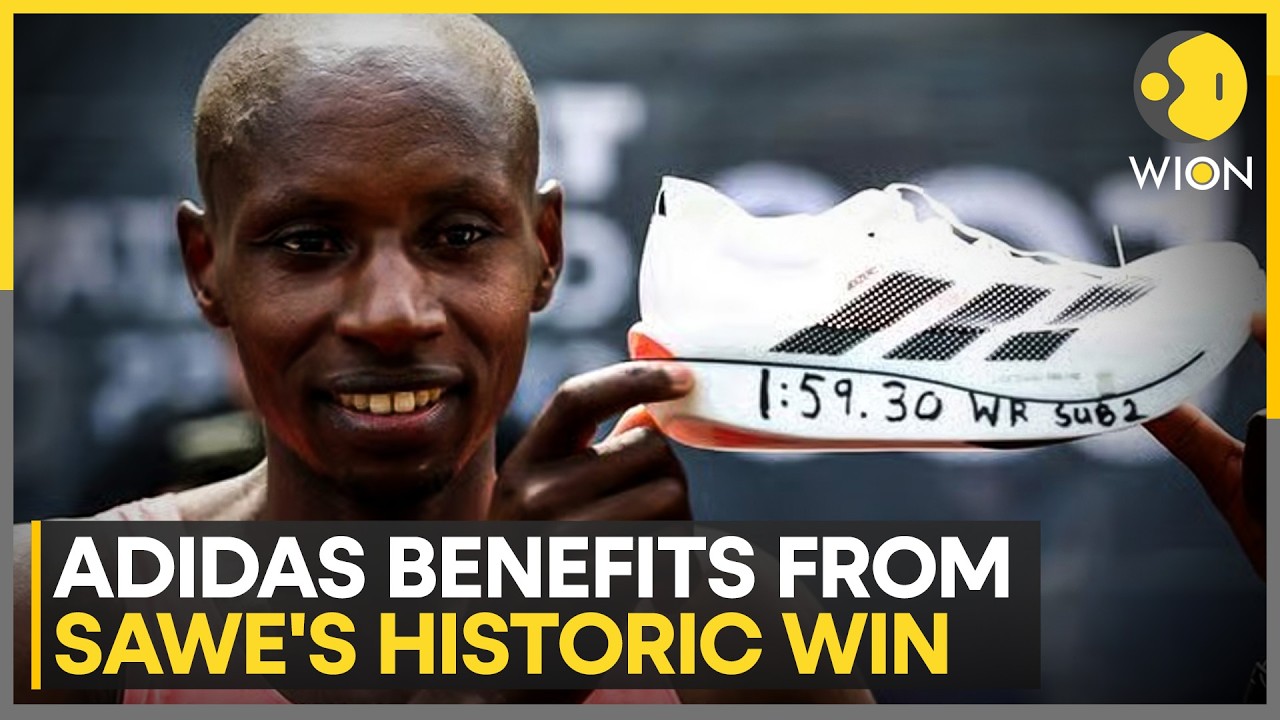 Adidas Shares Jump After Sabastian Sawe’s Historic London Marathon Run | WION