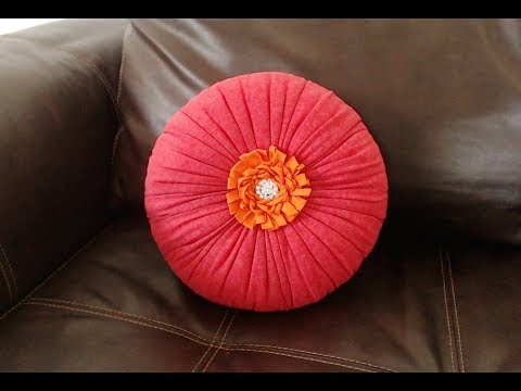 How to make a deco pillow with recycled T-shirt - Easy method