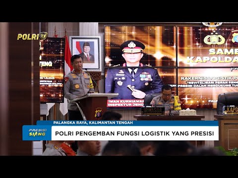 KAPOLDA KALTENG BUKA RAKERNIS FUNGSI LOGISTIK TEKANKAN MODERNISASI ALMATSUS DAN SARPRAS POLRI