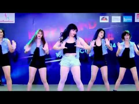 141025 HyunA Project cover HyunA - Bubble Pop + Shake It Off + Red @Happyland Street Dance (Final)
