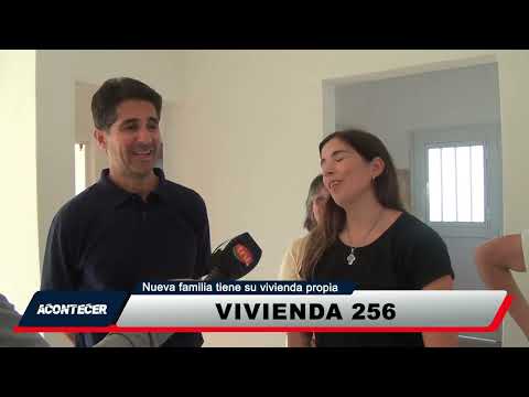Marcos Juárez: EL PROMUVI entregó la vivienda 256. Más detalles