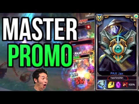 MASTER TIER PROMOS INCOMING! INSANE HIGH-ELO AKALI CARRY FT. HASHINSHIN! - League of Legends