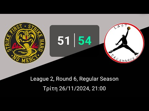 Cobra Kai 51-54 Last Decadance - (Round6-League2- 26/11/2024)
