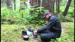 Ti-Tri Caldera Cone Stove in Alaska's Tongass Rainforest