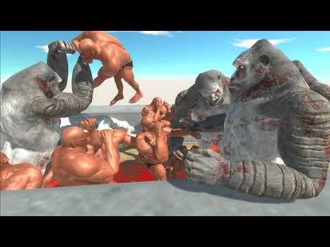 NEW UNIT HILL GIANT ARMY vs GORO ARMY - Animal Revolt Battle Simulator