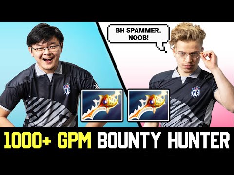 MidOne "Bounty Hunter" vs Topson "Invoker" - 1000+ GPM BH with 2X DIVINE  RAPIER! DOTA 2