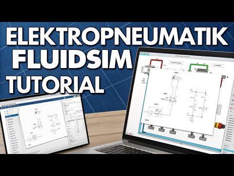 Lehrgang Elektropneumatik - Video 1 | Simulation mit einfachwirkendem Zylinder FLUIDSIM Tutorial