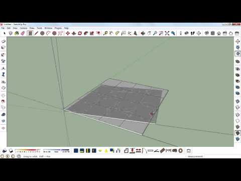 How To:Modeling a Tile Grid in sketchup|  Beginners Tutorial|