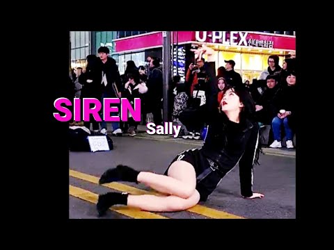 20190202_192832《SunMi_Siren》#Müt(#무토) #방서영(#Sally,#샐리,#사쿠라) 2019.02.02 신촌버스킹 #SnowHorse